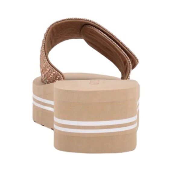 GUESS ABET Women's Open Toe Platform Slide Sandals Light Pink Size 9 - Picture 3 of 7